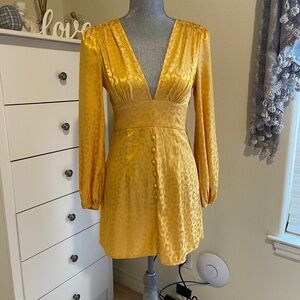 Nasty Gal Dress in Beautiful Bright Yellow Size 2